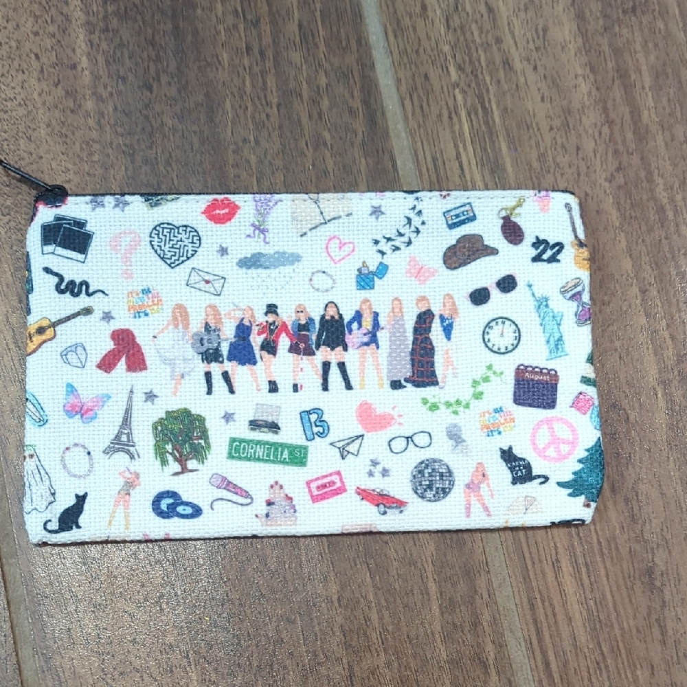 Colorful Patterned Zipper Pouch